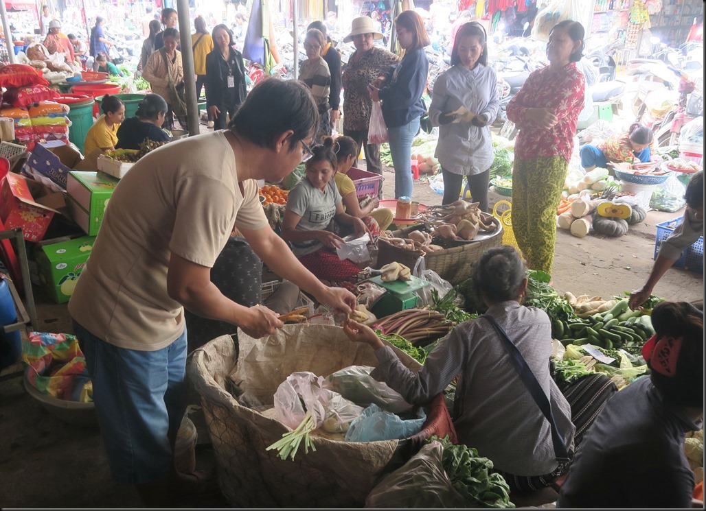 Le marché à Battambang