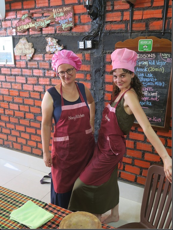 Cours de cuisine khmer