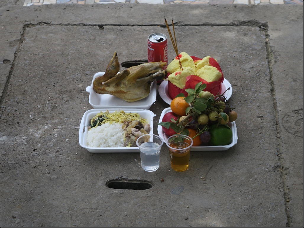 Battambang, des offrandes