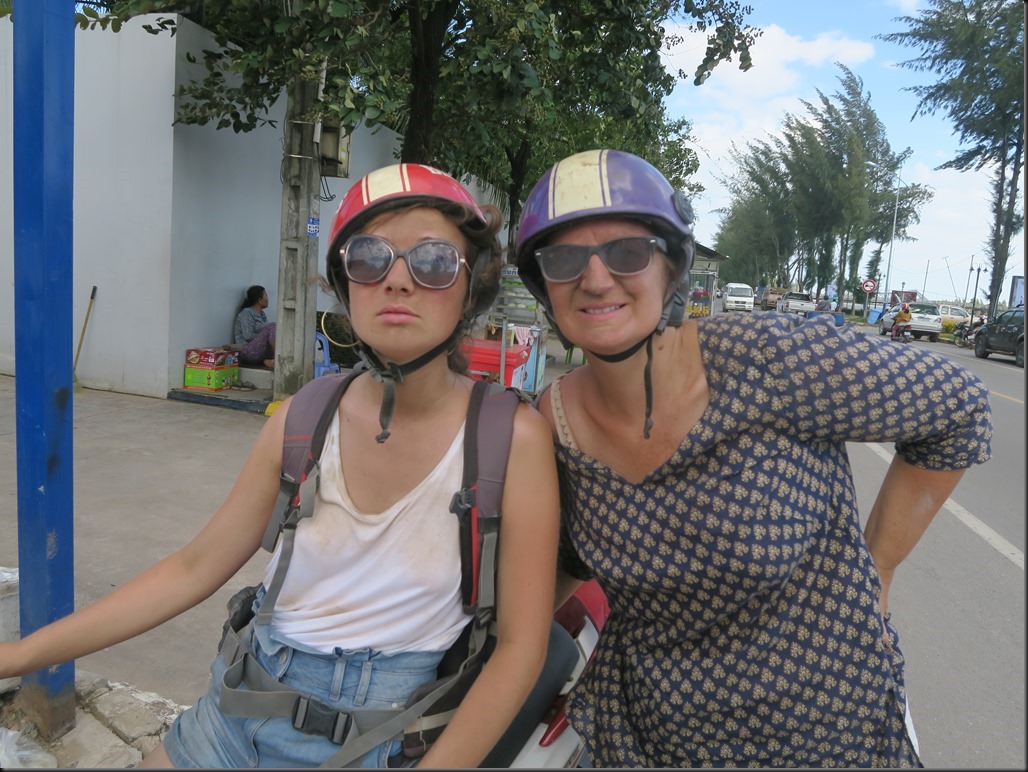 Apr&egrave;s la balade en scooter